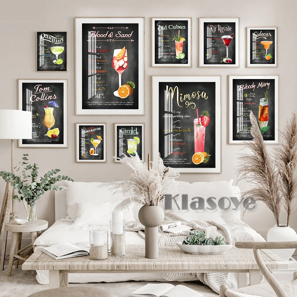 Classics Cocktail Recipe Prints Art Bar Pub Club Poster Wall Stickers Kitchen Decor Canvas Home Painting Living Room Decorate
Classics Cocktail Recipe Prints Art Bar Pub Club Poster Wall Stickers Kitchen Decor Canvas Home Painting Living Room Decorate