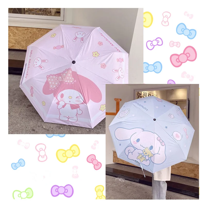 Kawaii Pattern Umbrella Sun Umbrella Anime My Melody Cinnamoroll Kuromi Purin Dog Cute Cartoon Girl Prevent UV Folding Umbrella
Kawaii Pattern Umbrella Sun Umbrella Anime My Melody Cinnamoroll Kuromi Purin Dog Cute Cartoon Girl Prevent UV Folding Umbrella