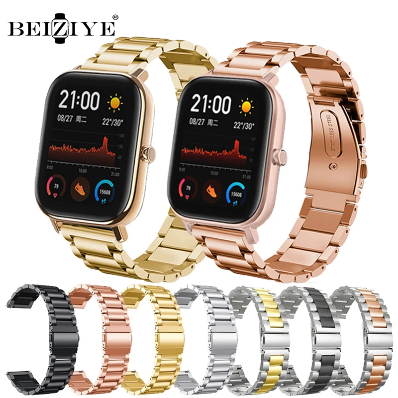 Stainless Steel Strap For Xiaomi Huami Amazfit GTS Watch Metal Wrist Bracelet for Huami Amazfit GTS Smart Watch Replace Strap
Stainless Steel Strap For Xiaomi Huami Amazfit GTS Watch Metal Wrist Bracelet for Huami Amazfit GTS Smart Watch Replace Strap