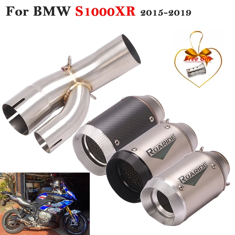 Выхлопная труба для мотоцикла 51 мм глушитель дБ BMW S1000XR 2015 2016 2017 2018 2019 | Автомобили