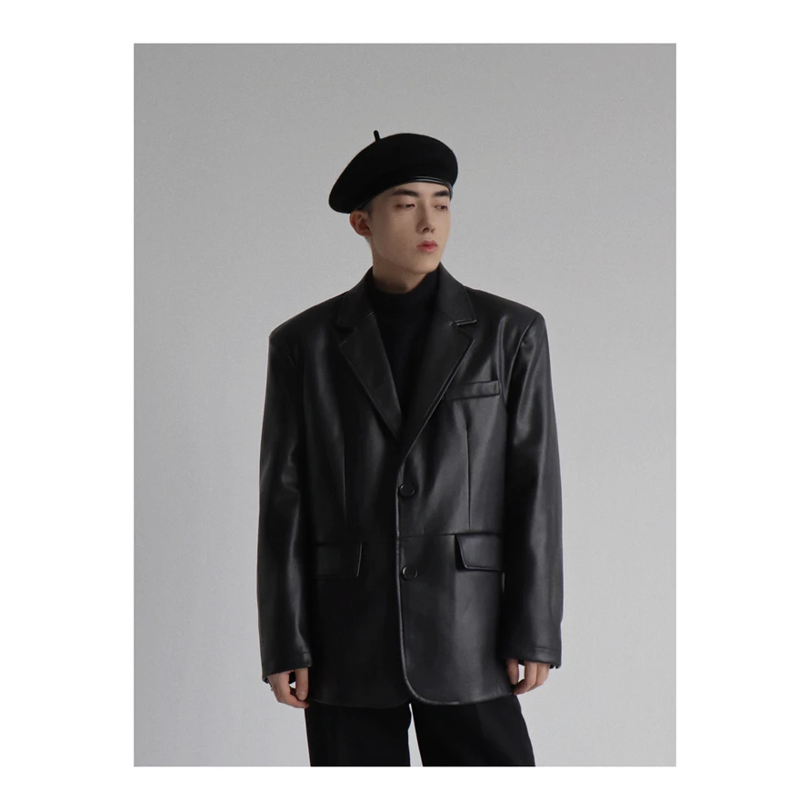 XS-6XL 2022 Men's New Fashion Original Design Three Dimensional Tailoring loose Suit Leather Coat Plus Size Costumes
XS-6XL 2022 Men's New Fashion Original Design Three Dimensional Tailoring loose Suit Leather Coat Plus Size Costumes
