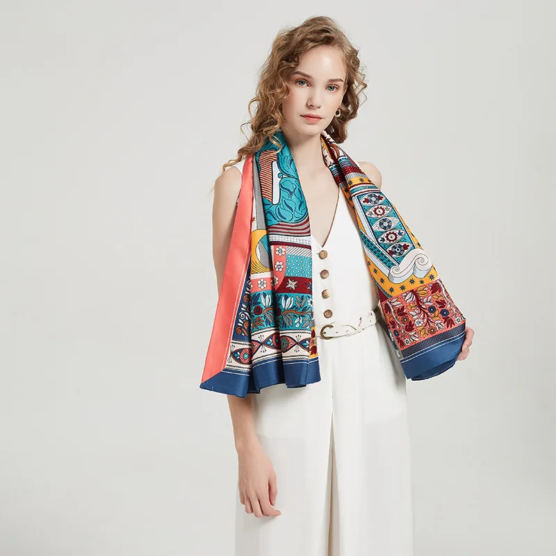 sunscreen Silk Wraps Scarf Summer Shawls ScarvesLadyBandana Hijabs beach Bufand de seda Foulard ensoieprotecto solar playa rusia
sunscreen Silk Wraps Scarf Summer Shawls ScarvesLadyBandana Hijabs beach Bufand de seda Foulard ensoieprotecto solar playa rusia