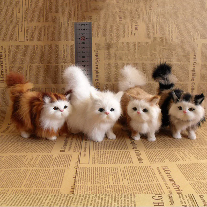 Симпатичная имитация кошки животного кошка-Табби персидский питомец магазин
