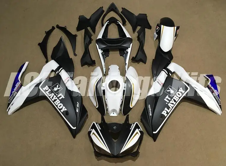 Полный комплект обтекателей из АБС-пластика для YAMAHA YZF-R3 15 16 17 18 YZF-R25 R3 R25 2015 2016 2017 2018, матовый черный и белый корпус, 4 подарка
Полный комплект обтекателей из АБС-пластика для YAMAHA YZF-R3 15 16 17 18 YZF-R25 R3 R25 2015 2016 2017 2018, матовый черный и белый корпус, 4 подарка