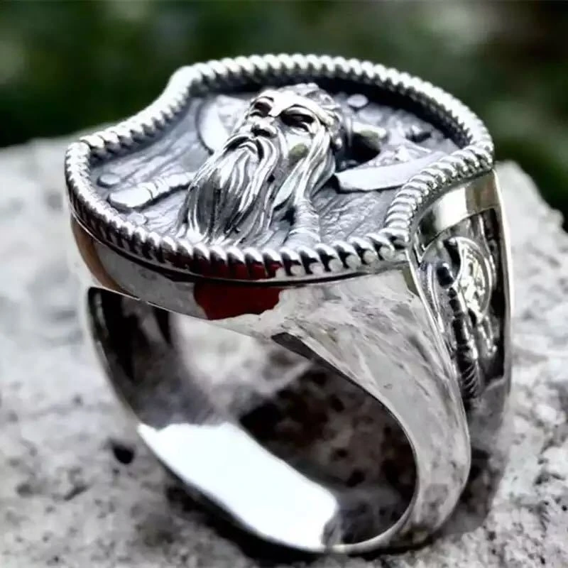 Vintage Personality Viking Double Axe Stainless Steel Men's Rings Viking Hip Hop Rock Punk Men's Rings Jewelry wholesale 
Vintage Personality Viking Double Axe Stainless Steel Men's Rings Viking Hip Hop Rock Punk Men's Rings Jewelry wholesale