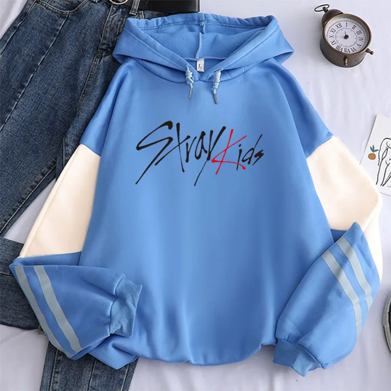 Fashion Street Kids Women's Casual Hoodie Kpop Long Sleeve Panel Oversized Sweatshirt Unisex Winter 2022 Versatile Hoodie
Fashion Street Kids Women's Casual Hoodie Kpop Long Sleeve Panel Oversized Sweatshirt Unisex Winter 2022 Versatile Hoodie
