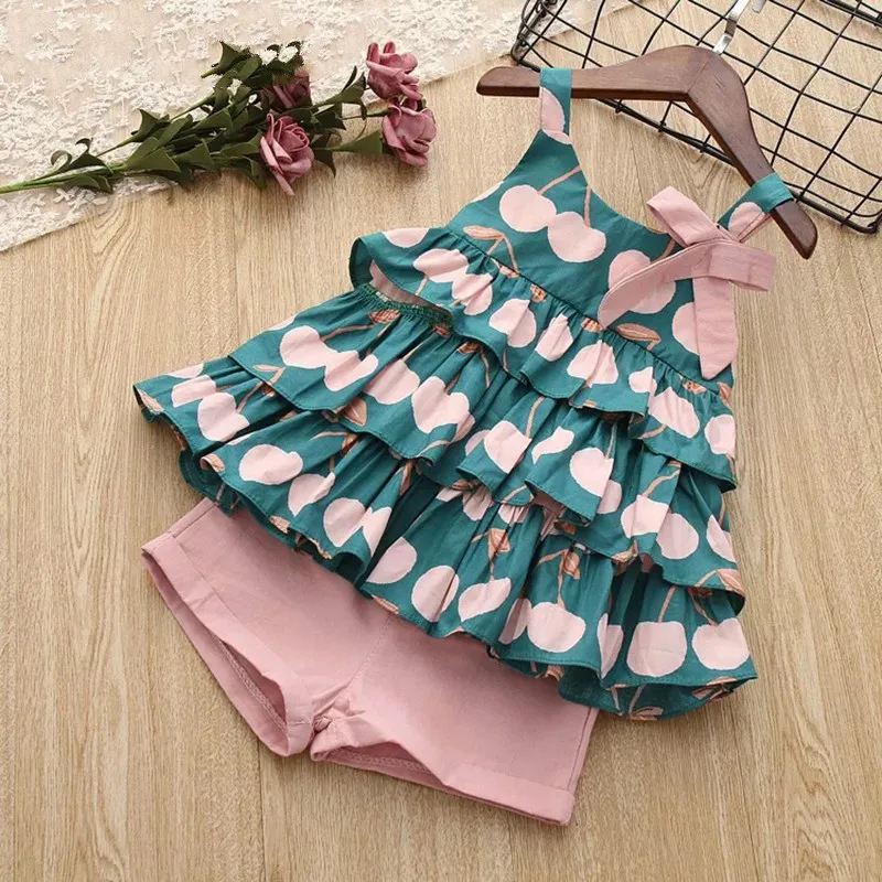 Girls Clothes Set 2021 New Summer Fashion Sleeveless T-shirt+Shorts 2Pcs for Girl Children Kids Clothing Set Suit for 3-7 Years
Girls Clothes Set 2021 New Summer Fashion Sleeveless T-shirt+Shorts 2Pcs for Girl Children Kids Clothing Set Suit for 3-7 Years