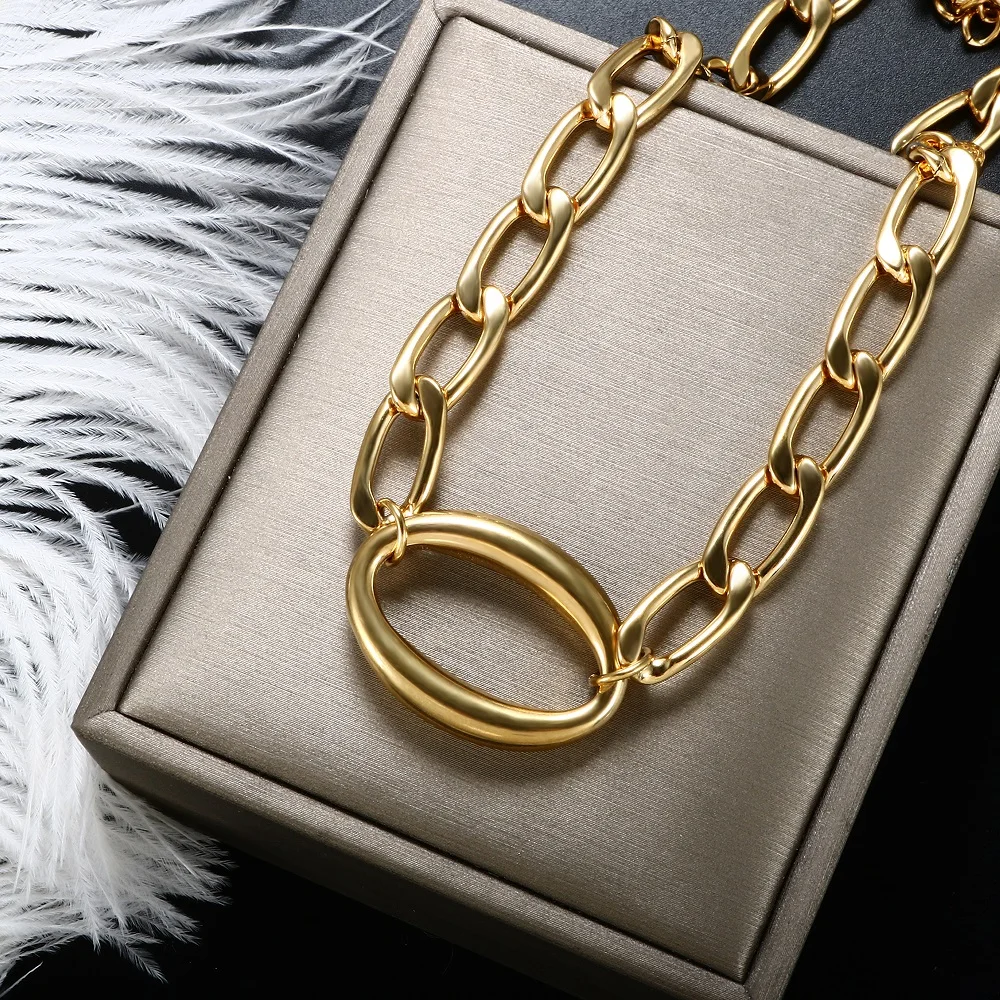 ZMFashion O-shaped Chain Necklace For Men Punk Hip Hop High Quanlity Stainless Steel Charm Thick Chains Choker Fine Jewelry Gift
ZMFashion O-shaped Chain Necklace For Men Punk Hip Hop High Quanlity Stainless Steel Charm Thick Chains Choker Fine Jewelry Gift