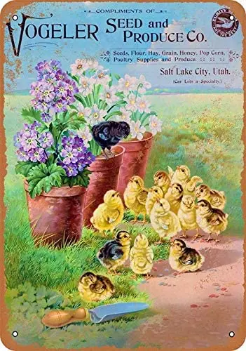 LZATPD SLALL Vogeler Seed and Produce Retro Household Metal Tin Sign Bar Cafe Car Motorcycle Decoration Supplies12 X 8 Inch
LZATPD SLALL Vogeler Seed and Produce Retro Household Metal Tin Sign Bar Cafe Car Motorcycle Decoration Supplies12 X 8 Inch