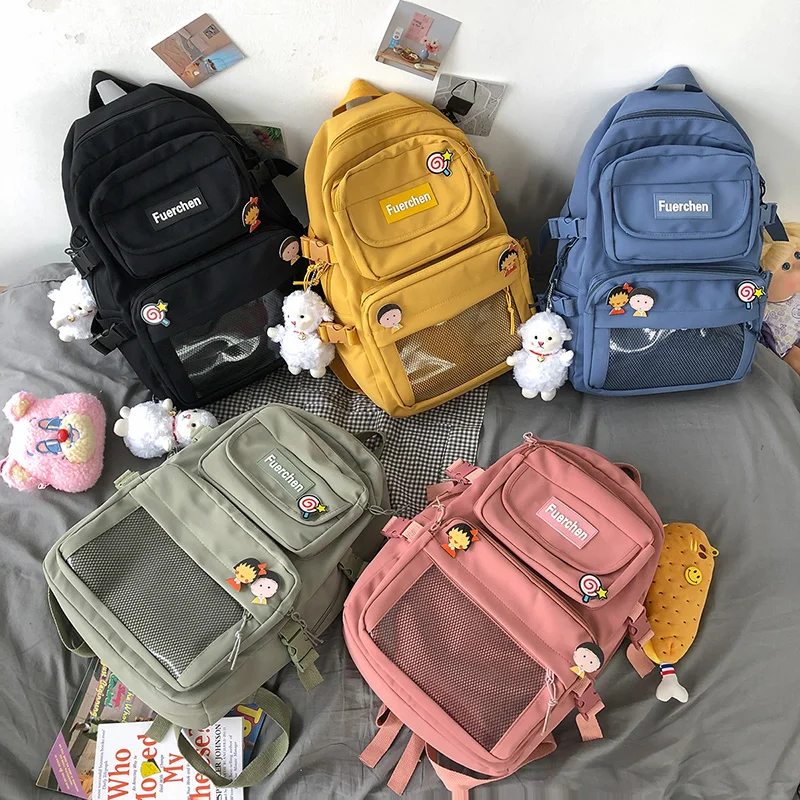 Школьный ранец DIFA для девочек-подростков вместительные рюкзаки ноутбука
