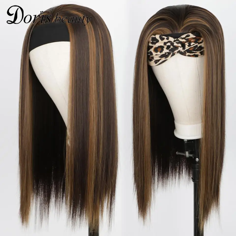 Doris Beauty Synthetic Headband Wig Highlight Mixed Ombre Honey Blonde Highlighted Straight Wigs for Black Women
Doris Beauty Synthetic Headband Wig Highlight Mixed Ombre Honey Blonde Highlighted Straight Wigs for Black Women