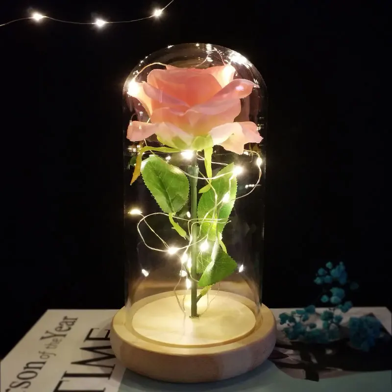 Teacher's Day for Teachers LED Lights Birthday for Best Friends and Girlfriends Glass Covered Cloth Flower Rose Gift Box
Teacher's Day for Teachers LED Lights Birthday for Best Friends and Girlfriends Glass Covered Cloth Flower Rose Gift Box