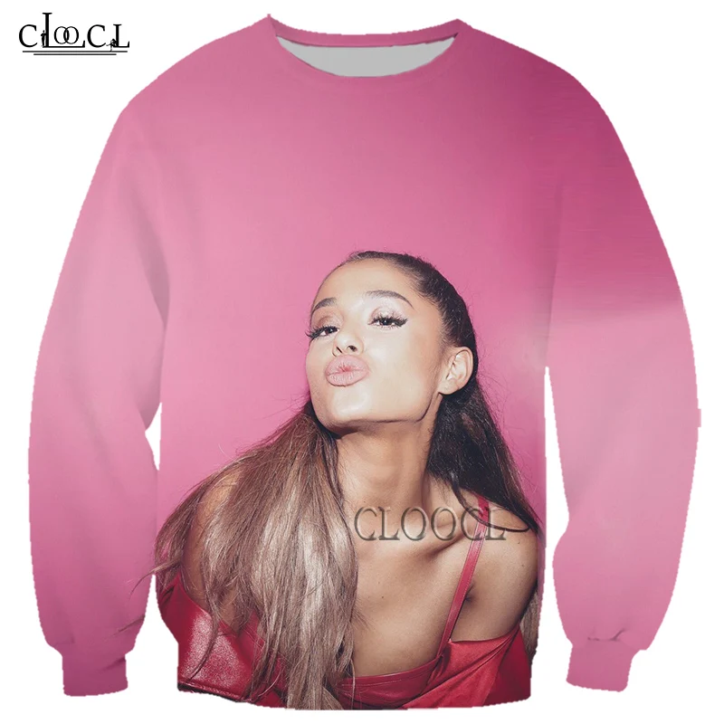 HX Newest Fashion Men Women Singer Ariana Grande 3D Printed Sweatshirt Casual Streetwear Unisex Tracksuit Tops Drop Shipping
HX Newest Fashion Men Women Singer Ariana Grande 3D Printed Sweatshirt Casual Streetwear Unisex Tracksuit Tops Drop Shipping