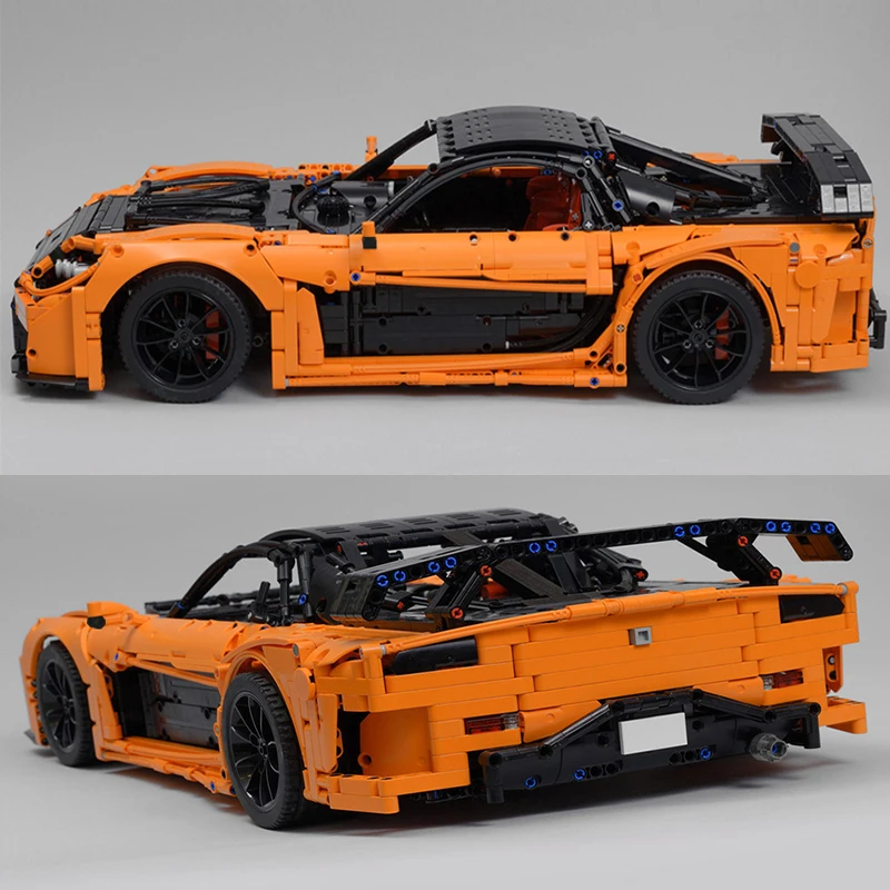 MOC Han's Speed RX-7 Racing VeilSide Fortune Car Building Blocks Kit Opened The Door Bricks Passion Vehicle Children Toys Gifts
MOC Han's Speed RX-7 Racing VeilSide Fortune Car Building Blocks Kit Opened The Door Bricks Passion Vehicle Children Toys Gifts
