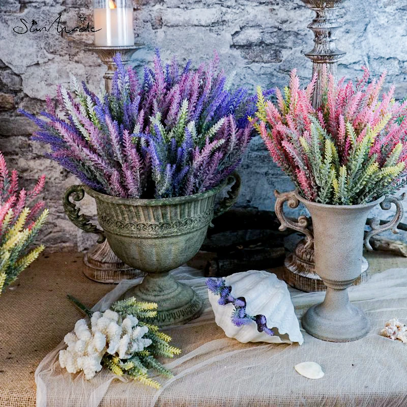 SunMade 1 Bundle Vivid Provence Lavender Artificial Flowers Home Decor Fake Plants New Year’s Decoration Flower Arrangement DIY
SunMade 1 Bundle Vivid Provence Lavender Artificial Flowers Home Decor Fake Plants New Year’s Decoration Flower Arrangement DIY