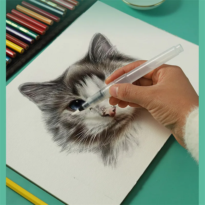 Set of 6 Watercolor Painting Brushes Water Coloring Brush Pens Pen for Water Soluble Colored Pencils Water Color Markers New
Set of 6 Watercolor Painting Brushes Water Coloring Brush Pens Pen for Water Soluble Colored Pencils Water Color Markers New