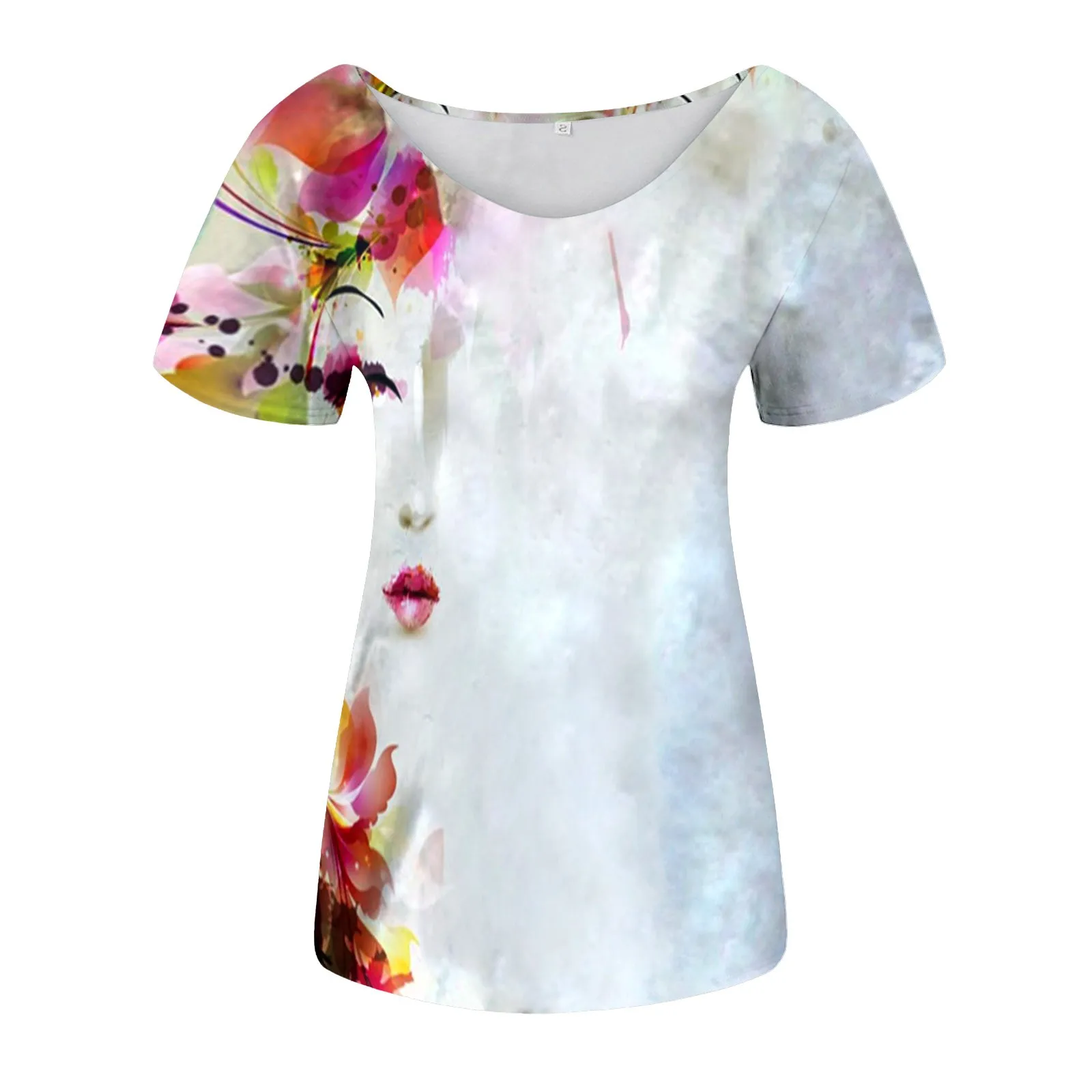 Fashion Floral Women Shirt Tops Summer Short Sleeve Printed V Neck Tops Tee Blouse Casual Shirt Camiseta Mujer Women Clothing
Fashion Floral Women Shirt Tops Summer Short Sleeve Printed V Neck Tops Tee Blouse Casual Shirt Camiseta Mujer Women Clothing