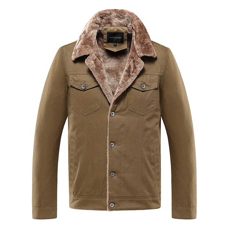 AIOPESON Plus Fleece Winter Jacket Men Casual Solid Color Thick Men's Jacket New Winter Warm Fur Collar Mens Jackets and Coats
AIOPESON Plus Fleece Winter Jacket Men Casual Solid Color Thick Men's Jacket New Winter Warm Fur Collar Mens Jackets and Coats