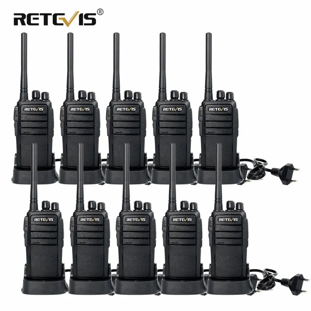 Cheap Retevis Walkie Talkie Radio 10pcs Walkie-Talkies UHF 400-480MHz 2.5W Portable Two Way Radio Station For Warehouse/Factory
Cheap Retevis Walkie Talkie Radio 10pcs Walkie-Talkies UHF 400-480MHz 2.5W Portable Two Way Radio Station For Warehouse/Factory
