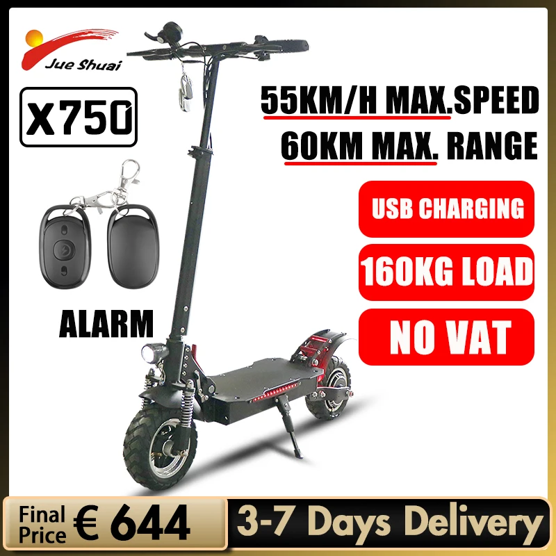 60KM Max Range Foldable Electric Scooter 1200W Motor Adult E Scooter 10 Inch Off Road Tire Patinete Elétrico Europe Stock
60KM Max Range Foldable Electric Scooter 1200W Motor Adult E Scooter 10 Inch Off Road Tire Patinete Elétrico Europe Stock