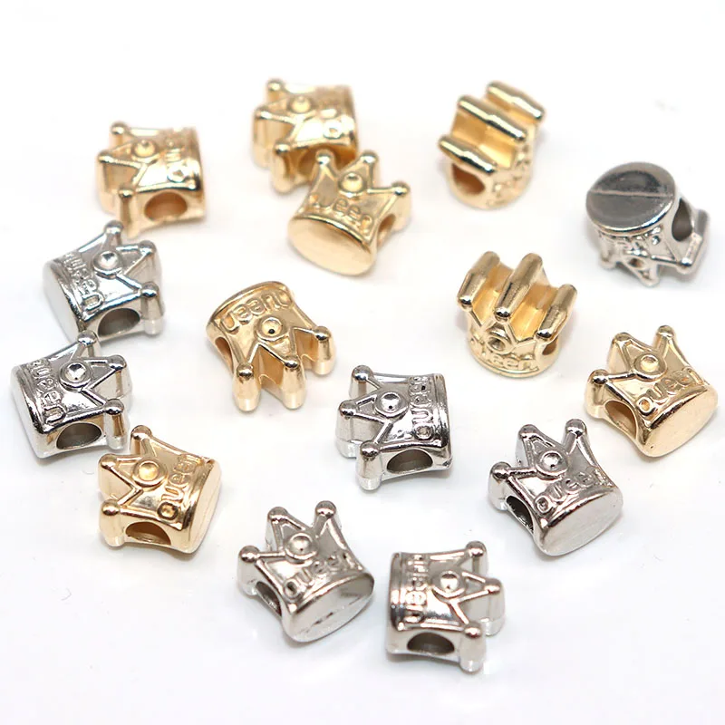 11mm 50/100pcs Big Hole queen Crown Bead CCB Beads Spacer Needlework European Bead for Jewelry Findings (not Metal)
11mm 50/100pcs Big Hole queen Crown Bead CCB Beads Spacer Needlework European Bead for Jewelry Findings (not Metal)