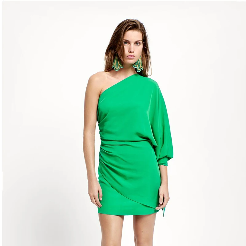 Uniera 2021 Za женское осеннее модное универсальное приталенное плиссированное платье
Uniera 2021 Za женское осеннее модное универсальное приталенное плиссированное платье