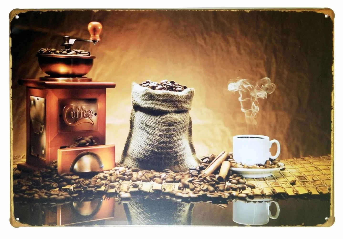 Coffee Grinders Cup Tin Sign Wall Retro Bar Pub Iron Poster Painting Coffee Beans Metal Tin Sign Metal Plaques & Signs
Coffee Grinders Cup Tin Sign Wall Retro Bar Pub Iron Poster Painting Coffee Beans Metal Tin Sign Metal Plaques & Signs