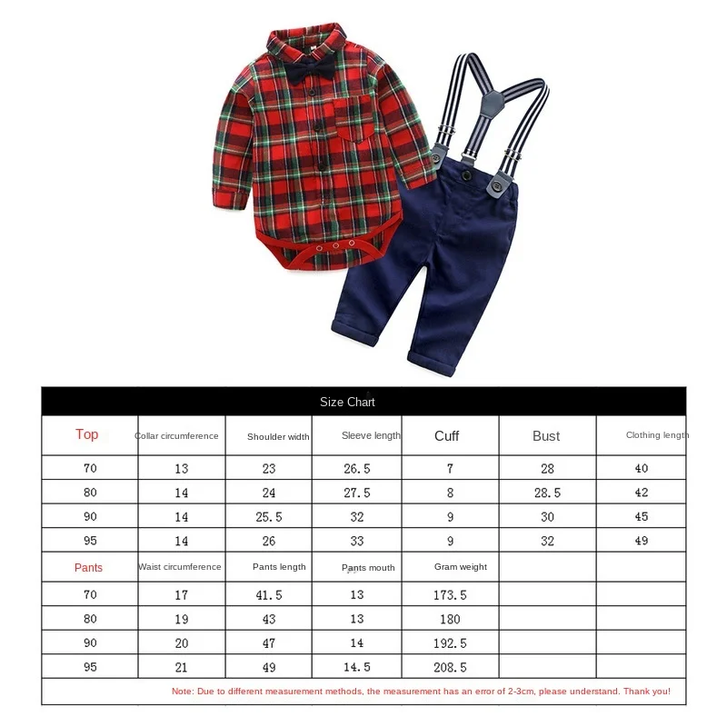 2021 Children's spring and autumn suit Male baby plaid long-sleeved top + bib two-piece trousers Children's leisure suit COTTON
2021 Children's spring and autumn suit Male baby plaid long-sleeved top + bib two-piece trousers Children's leisure suit COTTON