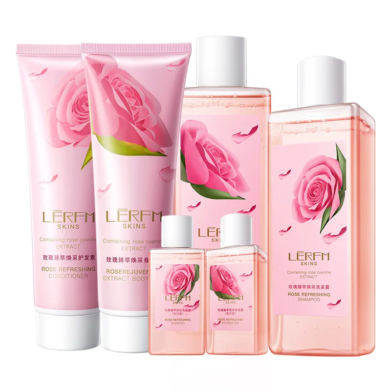 Lannifangke rose zhencui huancai shampoo and care six piece set of refreshing deep cleaning moisturizing shampoo set
Lannifangke rose zhencui huancai shampoo and care six piece set of refreshing deep cleaning moisturizing shampoo set