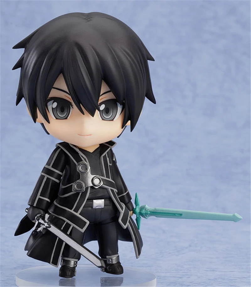 Cute Anime Sword Art Online Kirito Kirigaya Kazuto 295 PVC Action Figure Collection Model Kids Toys Doll 10cm
Cute Anime Sword Art Online Kirito Kirigaya Kazuto 295 PVC Action Figure Collection Model Kids Toys Doll 10cm