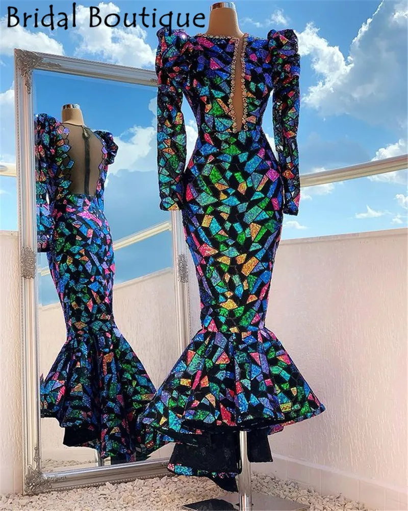 Plus Size Arabic Sequins Prom Dresses Mermaid Long Sleeves Cocktail Party Dresses For Women Muslim Pageant Gowns Vestidos
Plus Size Arabic Sequins Prom Dresses Mermaid Long Sleeves Cocktail Party Dresses For Women Muslim Pageant Gowns Vestidos