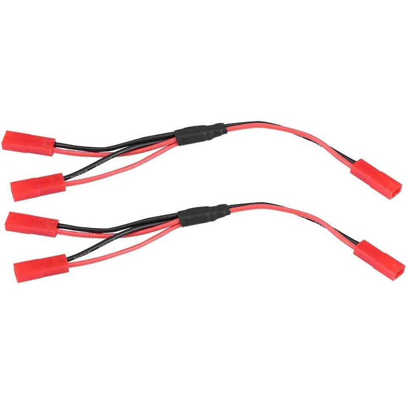 2 Pcs JST Plug Splitter,JST Male Female Y Cable,JST Parallel Splitter Harness for 1/10 RC Car Crawler Traxxas TRX-4
2 Pcs JST Plug Splitter,JST Male Female Y Cable,JST Parallel Splitter Harness for 1/10 RC Car Crawler Traxxas TRX-4