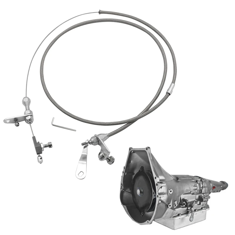 Автомобильный Кабель газа акселератора, плетеный кабель из нержавеющей стали, Передача передач, выдвижная передача, идентификатор для Ford C6 
Автомобильный Кабель газа акселератора, плетеный кабель из нержавеющей стали, Передача передач, выдвижная передача, идентификатор для Ford C6