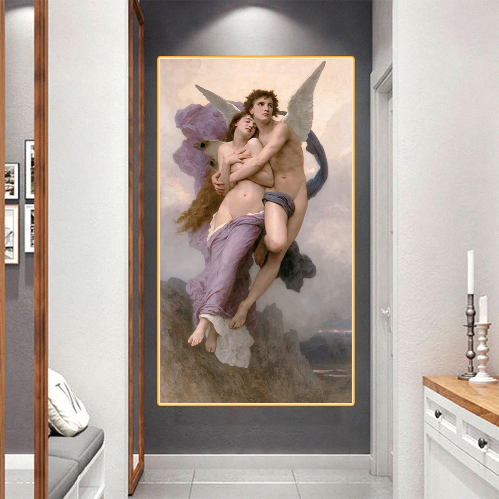 Canvas Oil Painting William Adolphe Bouguereau"The Abduction Of Psyche"Aestheticism Modern Print Picture Home Hallway Decor
Canvas Oil Painting William Adolphe Bouguereau"The Abduction Of Psyche"Aestheticism Modern Print Picture Home Hallway Decor