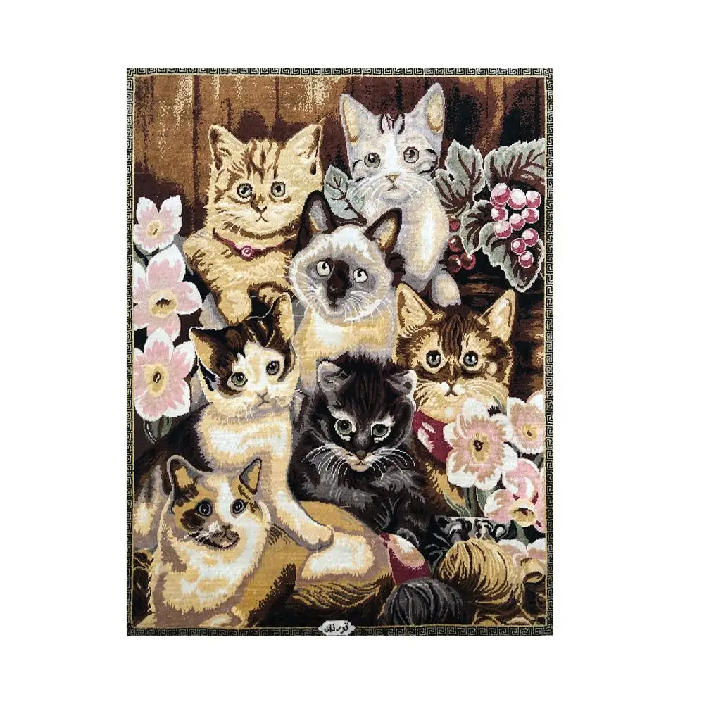38x47cm Cute Five Cat Design Hand Knotted Tapestry High Quality 500L Small Rug Decoration Wall
38x47cm Cute Five Cat Design Hand Knotted Tapestry High Quality 500L Small Rug Decoration Wall