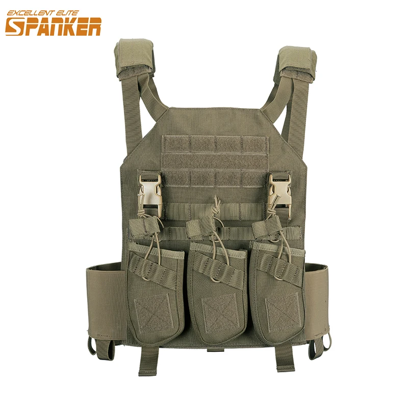 Отличный жилет ELITE SPANKER для улицы, тактическая система усиления Molle с отсоединяемыми тройными зажимами для боеприпасов AK, военный охотничий ...
Отличный жилет ELITE SPANKER для улицы, тактическая система усиления Molle с отсоединяемыми тройными зажимами для боеприпасов AK, военный охотничий ...