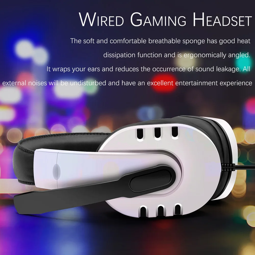 PS5 wired headset for PS5/PS4/Switch/PC universal head-mounted gaming headset with microphone Gaming Helmets
PS5 wired headset for PS5/PS4/Switch/PC universal head-mounted gaming headset with microphone Gaming Helmets