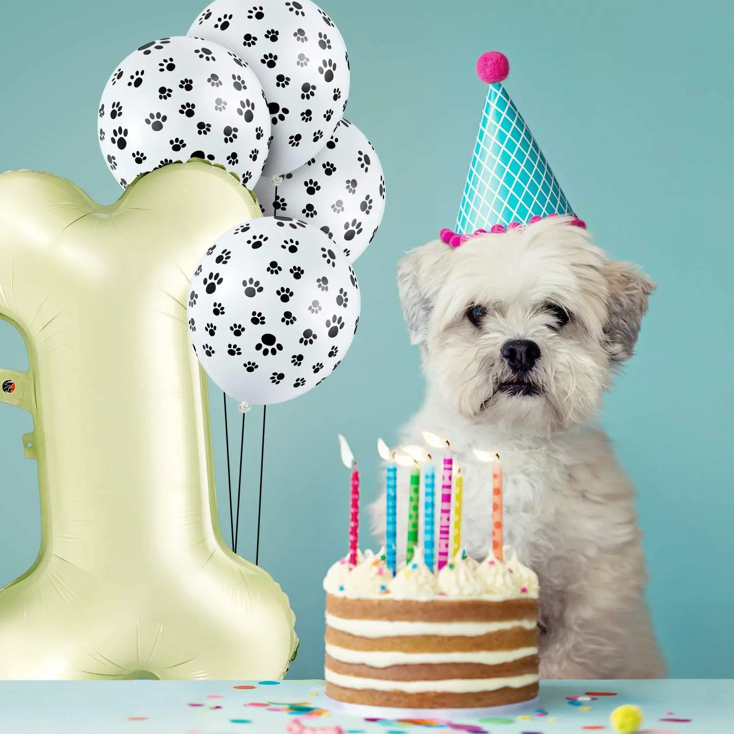 Dog Themed Balloons Dog Paw Print Latex Balloon Bone Shaped Foil Ballons Bone Balloons for Pets Dog Birthday Party Supplies
Dog Themed Balloons Dog Paw Print Latex Balloon Bone Shaped Foil Ballons Bone Balloons for Pets Dog Birthday Party Supplies