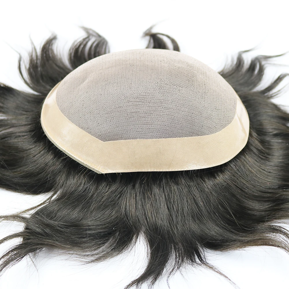 Eversilky Mono Base Remy Human Hair Men's Toupee Replacement Piece Free Style 8x10 Off Black #1B
Eversilky Mono Base Remy Human Hair Men's Toupee Replacement Piece Free Style 8x10 Off Black #1B