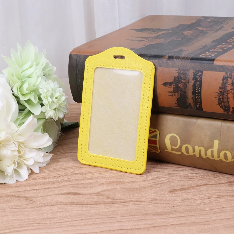 10 Colors ID Window Business Work Card Holder Leather Case Badge Vertical Type 23GE
10 Colors ID Window Business Work Card Holder Leather Case Badge Vertical Type 23GE