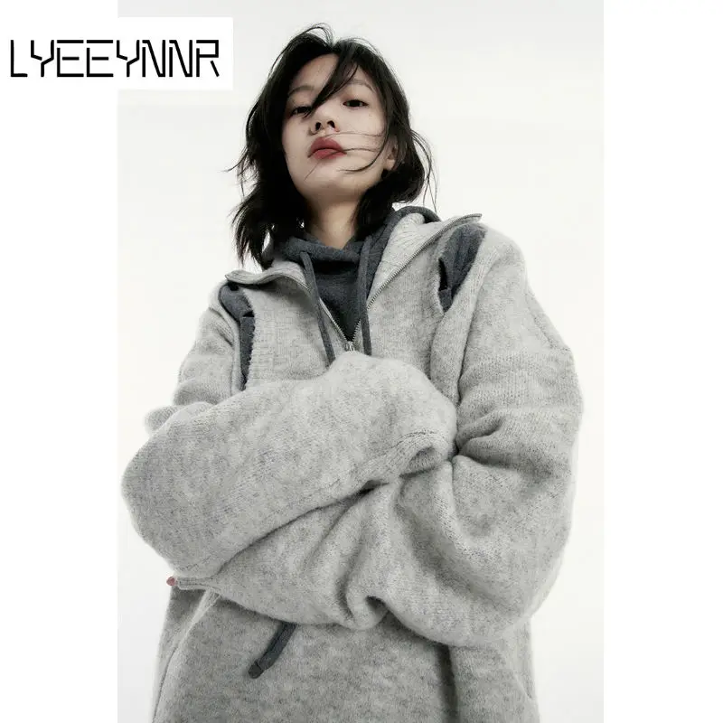Bugilaku Hollow Out Casual Hoodies Women Long Sleeve Turn-down Collar Loose Sweatshirts Solid Color Knitted Warm Winter Clothes
Bugilaku Hollow Out Casual Hoodies Women Long Sleeve Turn-down Collar Loose Sweatshirts Solid Color Knitted Warm Winter Clothes