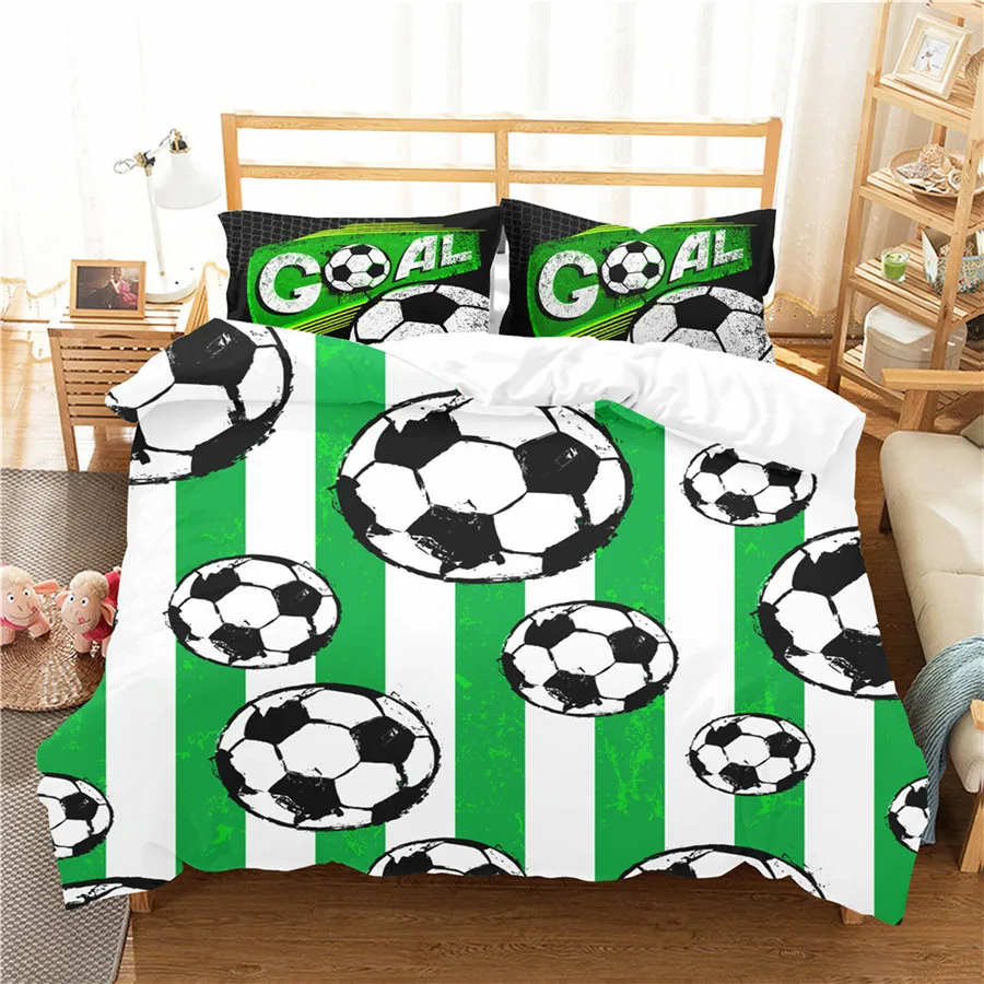 A Bedding Set 3D Printed Duvet Cover Bed Set football Home Textiles for Adults Bedclothes with Pillowcase #ZQ17
A Bedding Set 3D Printed Duvet Cover Bed Set football Home Textiles for Adults Bedclothes with Pillowcase #ZQ17