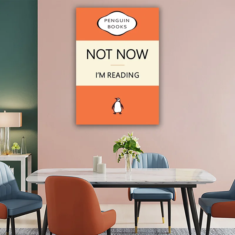 Book Lover Gift Not Now I'm Reading Canvas Painting Wall Pictures Reading Quotes Art Prints Humour Poster Reading Room Decor
Book Lover Gift Not Now I'm Reading Canvas Painting Wall Pictures Reading Quotes Art Prints Humour Poster Reading Room Decor
