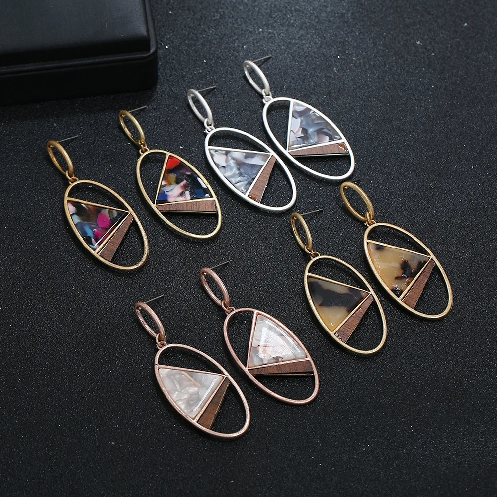 Vintage Geometric Earrings For Women Popular Hollow Oval Acrylic Crystal Dangle Drop Earrings Fashion Jewelry
Vintage Geometric Earrings For Women Popular Hollow Oval Acrylic Crystal Dangle Drop Earrings Fashion Jewelry