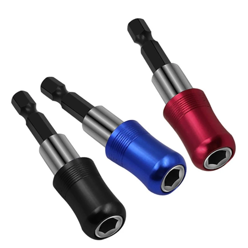 Multifunctional Drill Bit Extender with Universal 1/4” Hex Shank Drill Bit Extension Magnetic Bit Holder
Multifunctional Drill Bit Extender with Universal 1/4” Hex Shank Drill Bit Extension Magnetic Bit Holder