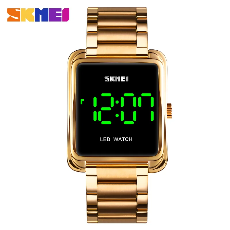 Steel Strap Digital Watch Men Top Brand SKMEI Men's Watches Luxury LED Light Date Display Electronic Watch Waterproof Clock Mens
Steel Strap Digital Watch Men Top Brand SKMEI Men's Watches Luxury LED Light Date Display Electronic Watch Waterproof Clock Mens