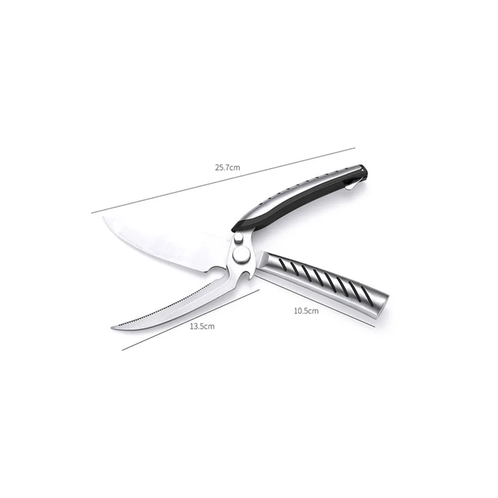 2 In 1 Multifunctional Kitchen Scissors Knives Detachable Stainless Steel Shears Cooking Chicken Bones Strong Scissors Knife
2 In 1 Multifunctional Kitchen Scissors Knives Detachable Stainless Steel Shears Cooking Chicken Bones Strong Scissors Knife