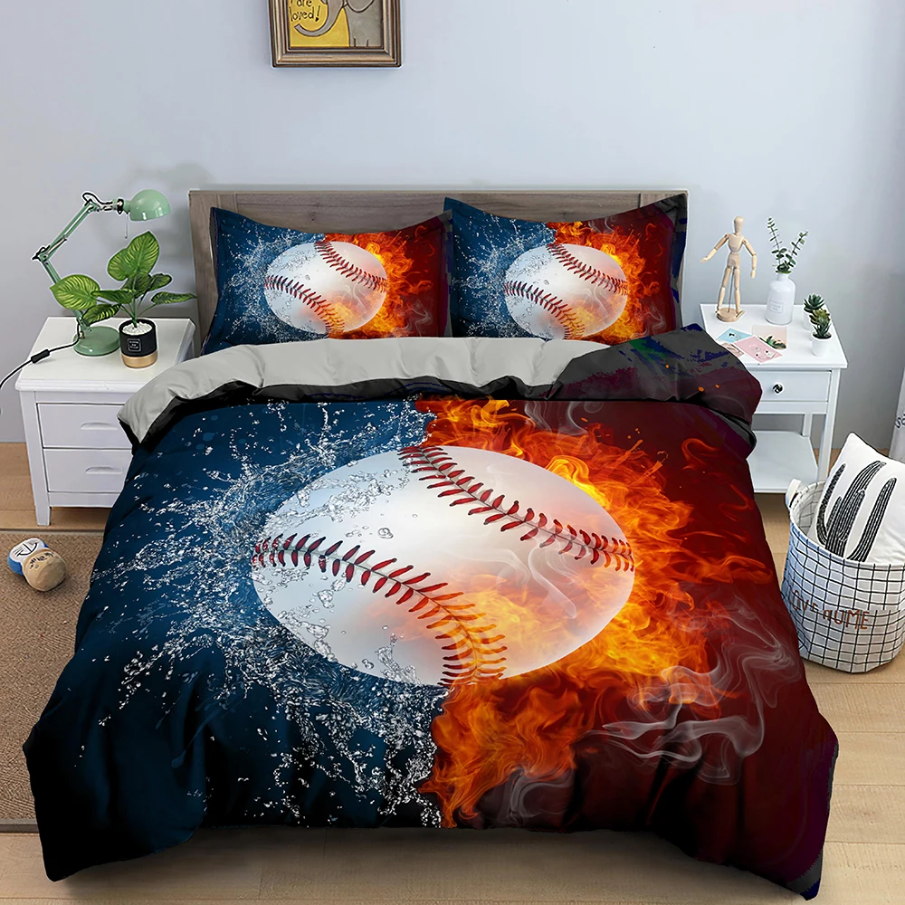 3D Ice and Fire Baseball Double Duvet Covers With Free Shipping Cotton Duvet Cover Bed 150 Quilt Cover Set King Size Bedding Set
3D Ice and Fire Baseball Double Duvet Covers With Free Shipping Cotton Duvet Cover Bed 150 Quilt Cover Set King Size Bedding Set
