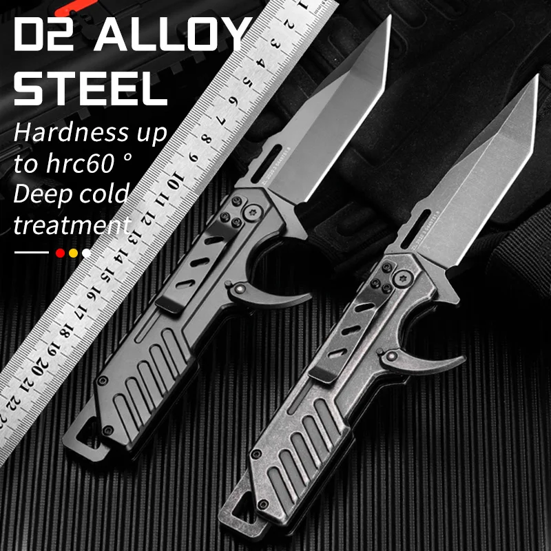HUANGFU New Pocket Folding Knife D2 Blade Axis System Survival EDC Tools Outdoor Camping Hunt Tactical Knife Outdoor Knife
HUANGFU New Pocket Folding Knife D2 Blade Axis System Survival EDC Tools Outdoor Camping Hunt Tactical Knife Outdoor Knife