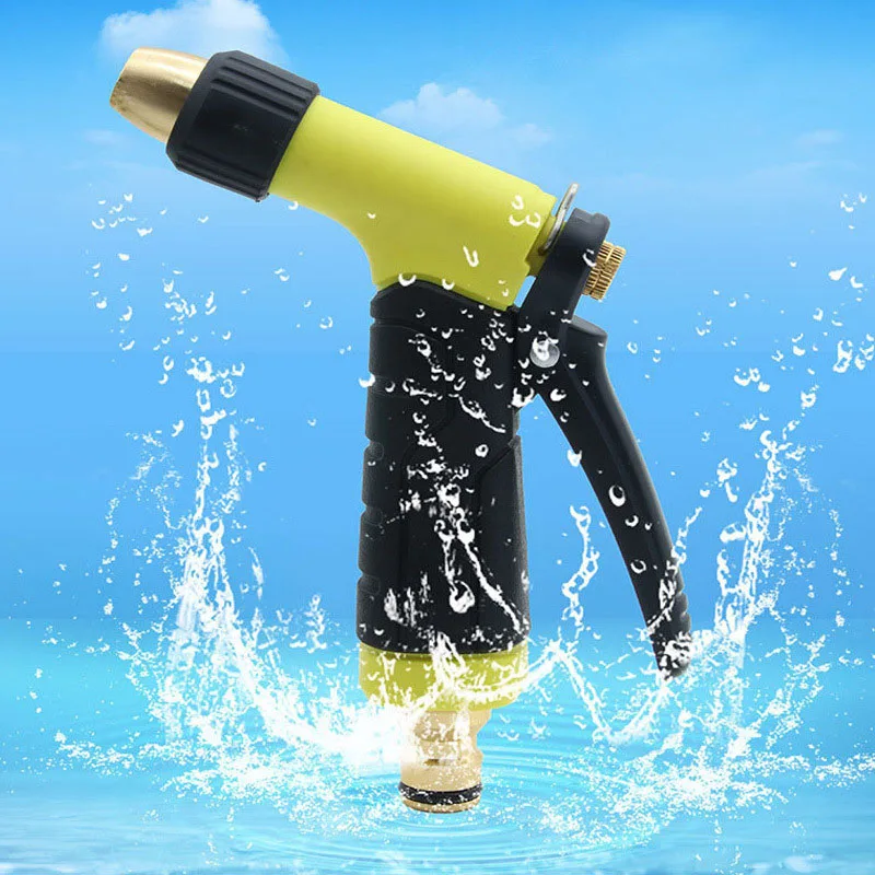 Adjustable Garden High Pressure Water Gun Sprinkler Nozzle Garden Hose Suitable for Watering and Car Cleaning Tool Gun Sprinkle 
Adjustable Garden High Pressure Water Gun Sprinkler Nozzle Garden Hose Suitable for Watering and Car Cleaning Tool Gun Sprinkle